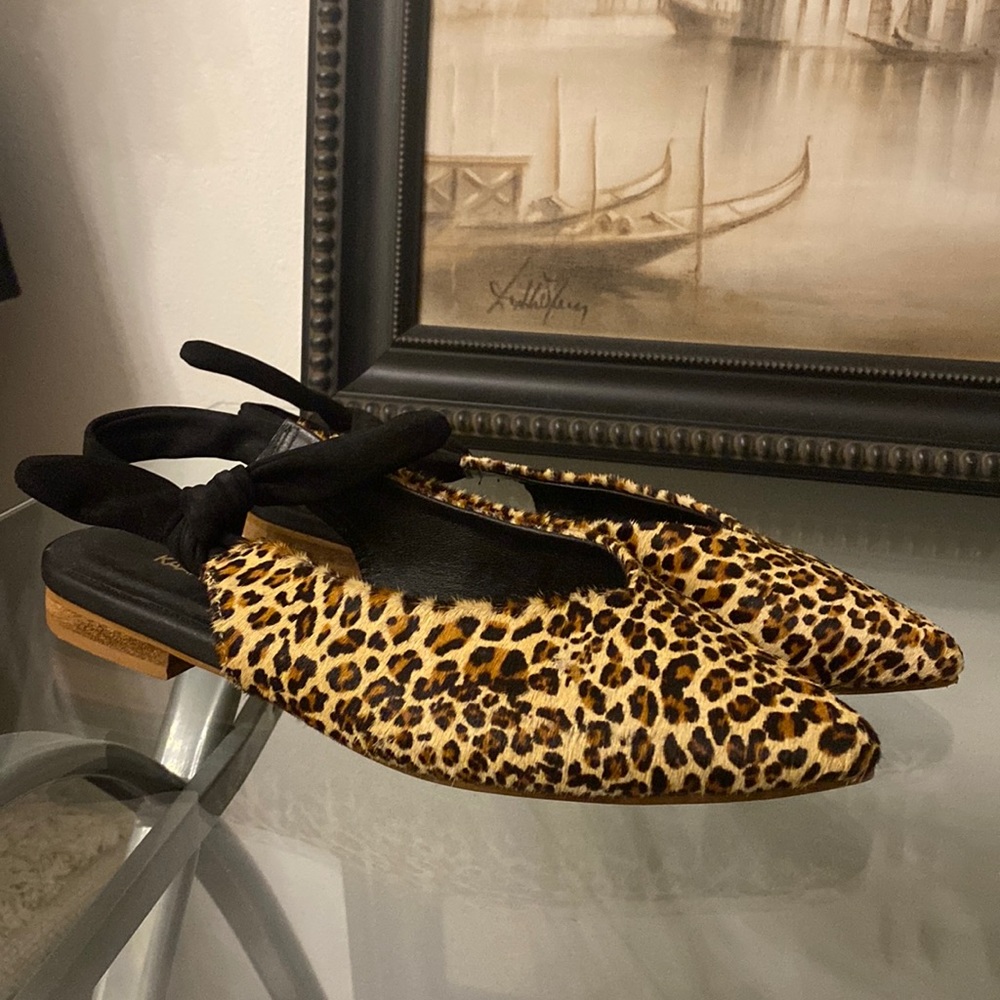 Leopard Print Mules